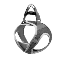 DOCO Athletica QUICK FIT Шлейка для собак Маечка светоотражающая 47-50cm / 7-9kg серый  арт.DCA308-05L