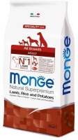 MONGE SPECIALITY LINE ALL BREEDS ADULT Корм для собак всех пород с ягненком, рисом и картофелем 12кг арт.1327