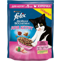 Felix Двойная вкуснятина с курочкой д/котят 600гр арт.050454