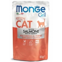 MONGE Cat GRILL Kitten Salmon Для котят Лосось 85гр арт.3604