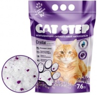 Наполнитель впитывающий силикагель Cat Step Crystal Lavender 7,6л арт.027976