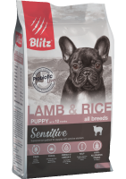 BLITZ PUPPY Lamb&Rice для щенков Ягненок Рис 0,5кг арт.680498