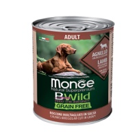 MONGE BWILD Lamb/Pumpkin/Zucchini Низкозерновые кусочки ягненок/тфква/цукини 400гр