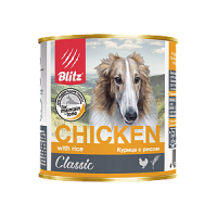 BLITZ Chicken д/собак всех пород и возрастов Курица с Рисом 400гр  арт.681198
