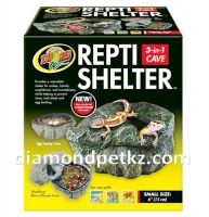 Убежище Repti Shelter 3 в 1 для рептилий со съемной крышкой 15см Zoo Med арт.RC-30