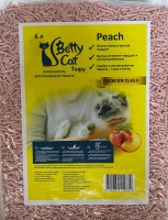 Наполнитель Betty Cat Тофу Peach 2,5кг/6л  арт.114832