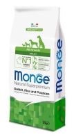 MONGE SPECIALITY LINE ALL BREEDS ADULT Корм для собак всех пород с кроликом рисом и картофелем 12кг арт.1150