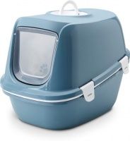 Savic Туалет-био Reina д/кошек каменно-синий 64х46х48 см