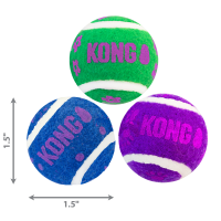 Kong Мяч для кошек с бубенчиком Ø4см 3шт  арт.CA56