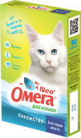 Омега Neo для кошек Блестящая шерсть 90тб  арт.076434