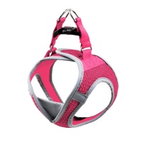 DOCO Athletica QUICK FIT Шлейка для собак Маечка светоотражающая 37-40cm / 3-4.5kg розовый  арт.DCA308-04S