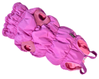 JackyDog Жилет утепленный высокий ворот М/П р 18 спина 36см сука розовый  (JD010017Ж)