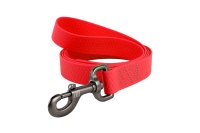 Collar Поводок для собак водостойкий WAUDOG Waterproof 25мм х 122см красный арт.27233