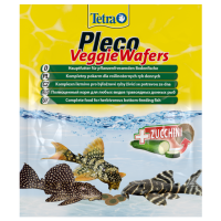 Tetra Pleco Veggie Wafers Корм для травоядных донных рыб 15гр. арт.Tet257313