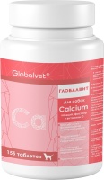 GlobalVet Calcium Для собак кальций фосфор и витамины Д 155 таб  арт.057890