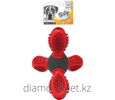 Игрушка для собак Сатурн красный 14см арт.10637299