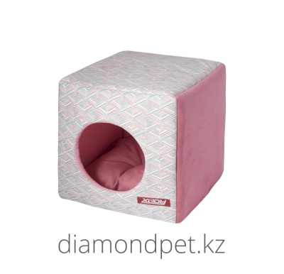 Домик Куб Гарден №2 розовый 35х35х35 арт.01622-6/1