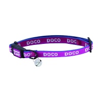 DOCO Ошейник для кошек с логотипом 1.0 X 19-31cm розовый  арт.DCAT203-18