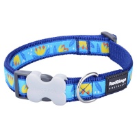 Red Dingo Ошейник для собак 25mm x 41-63cm Tropical Dark Blue арт.DC-TR-DB-25