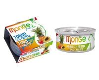 Консервы для кошек тунец с фруктами Monge Cat Fruits 80гр арт.3314