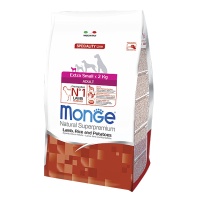 MONGE DOG EXTRA Small Adult Lamb/Rice/Pot/сухой корм д/собак экстра мелк/пор с бара/рис/карто 2.5кг