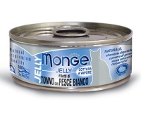 Monge Cat Jelly Для кошек Желтоперый тунец Морской карась в желе 80гр  арт.7030