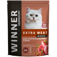 Winner Мираторг Extra Meat для стерилизованных кошек c нежной телятиной 1,2кг (573265)