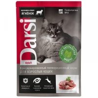 DARSI  пауч д/взрослых кошек  Ягненок 85г арт 037810