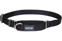 Red Dingo Ошейник-Полуудавка для собак Classic 25mm x 41-62cm черный арт.MC-ZZ-BB-25