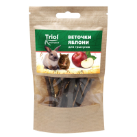 Triol Веточки яблони для грызунов 40гр  арт 057195