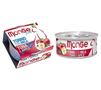 Консервы для кошек тунец с яблоком Monge Cat Fruits 80гр арт.3284