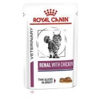 Royal Canin Renal Chicken Cat Для кошек при почечной недостаточности (курица в соусе) 85 гр арт.R004399
