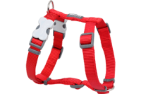 Red Dingo Шлея для собак Classic 12мм шея 25-39см грудь 30-44см красный арт.DH-ZZ-RE-12