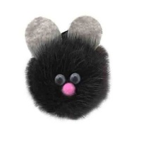 Игрушка для кошек "Ушастик Виталий" из натур норки 5х4х4см арт.sh-07530