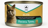 Elite Кошка СА-16 ПаштетЖеле  ЛососьТунец 80гр   арт 262355