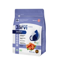 Jarvi Sterilized. Сухой полнорац/корм д/кастр котов и стерил,кошек, Лосось, 400гр арт 830813