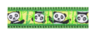 Red Dingo Шлея с поводком для кошек 12мм Panda Green арт.CH-PA-GR-12
