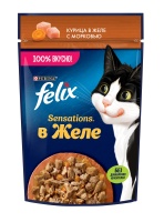 Felix Sensations Курица в желе с Морковью 75гр арт.149077