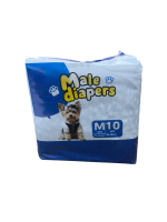 MAX Памперсы для кобелей Male Diapers M 10шт арт PK054