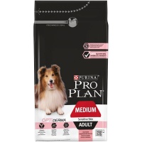 PRO PLAN для взрослых собак средних пород с чувствительной кожей с лососем 14кг Purina арт.12272438