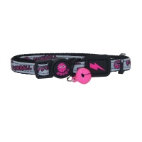 DOCO Reflective Ошейник для кошек светоотражающий 1.0 X 19-31cm розовый  арт.DCAT011-04