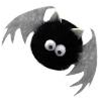 Игрушка для кошек "Летучая мышь Всеволод" из натур норки 10х7х5см арт.sh-07520