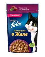 Felix Sensations Утка в желе со Шпинатом 75гр арт.149039