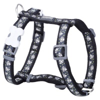 Red Dingo Шлея для собак 12mm Diamond Black арт.DH-DM-BB-12