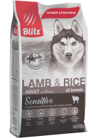 BLITZ ADULT Lamb&Rice для взрослых собак 2кг