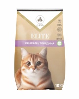 Elite Cat Delicate Beef  Корм д/кошек с говядиной  10 кг арт 257436