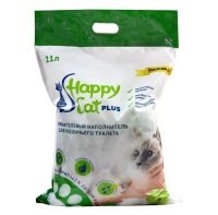 Силикагелевый наполнитель с запахом яблока 11л Happy Cat plus арт.CP746175