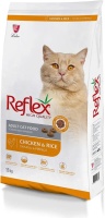 Reflex Сухой корм для кошек курица и рис 15 кг  арт.028813