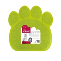 Коврик Лапка для кошачьего туалета 60х45см зеленый M-Pets арт.20110103 Коврик Лапка для кошачьего туалета 60х45см зеленый M-Pets арт.20110103