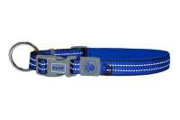 DOCO VARIO Ошейник для собак светоотражающий 2.5 x 45-68cm синий  арт.DCV002-15L